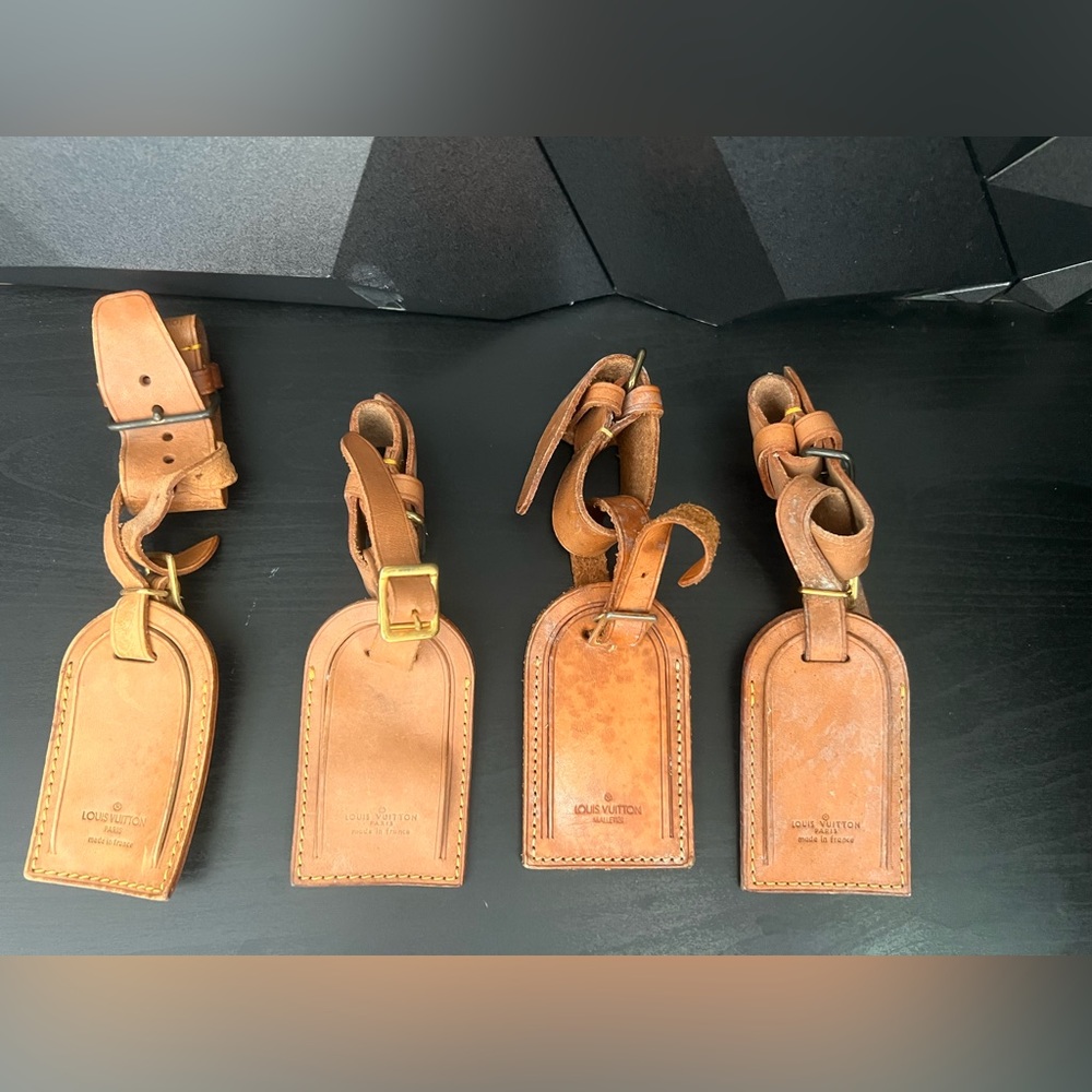 Authentic Louis Vuitton Bag/Luggage tags bundle